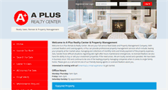 Desktop Screenshot of aplus-rentals.com